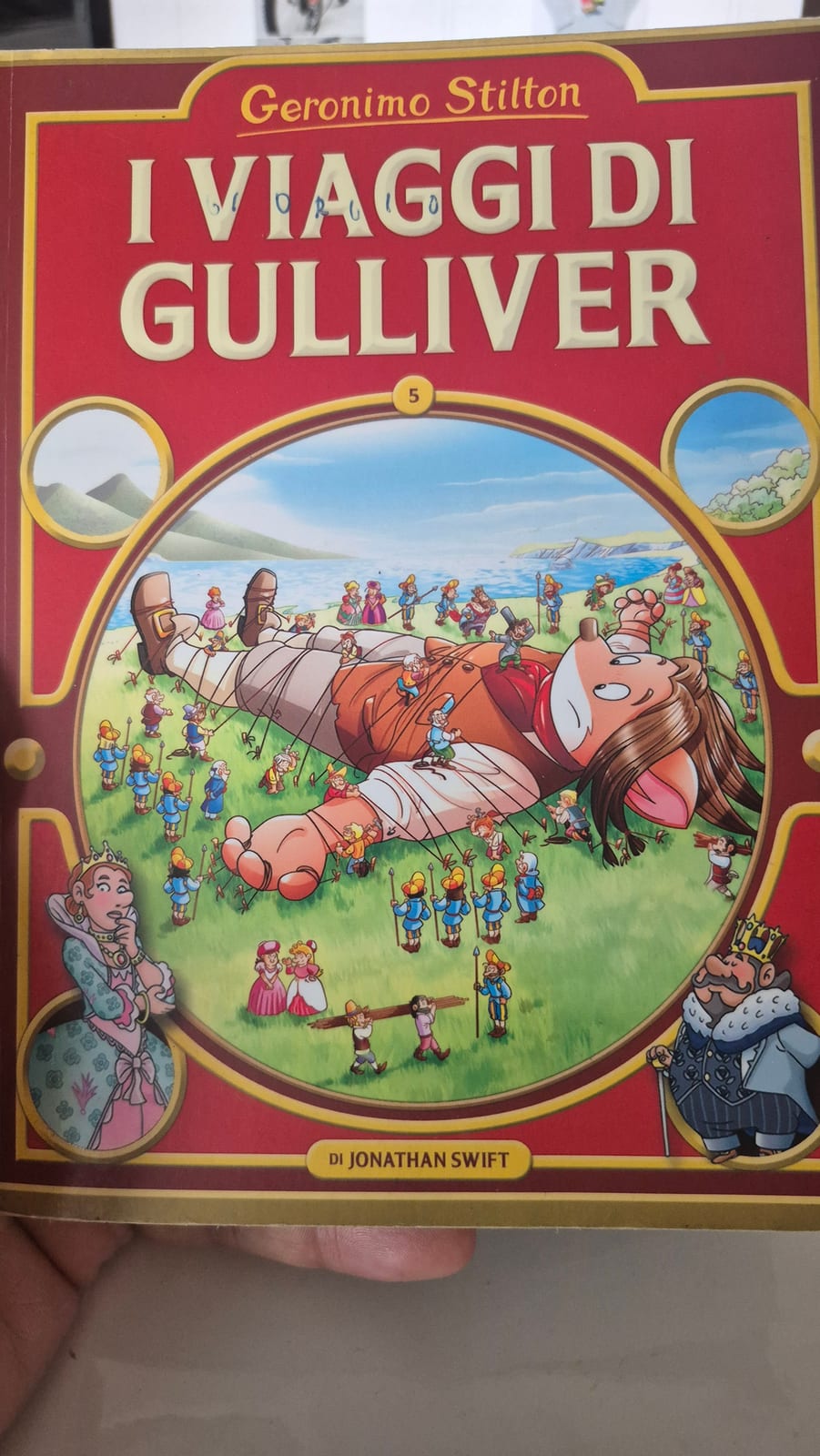 Libro di Geronimo stilton, i viaggi di Gulliver in regalo a Milano